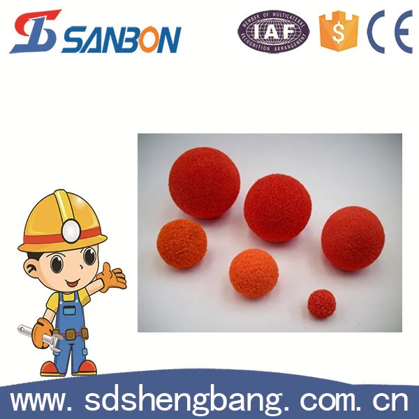 Бетононасос аксессуары бетононасос трубопровода очистки губка мяч / 2 дюймов 3 дюймов 4 дюймов 5 дюймов 6 дюймов резиновый надувной мяч