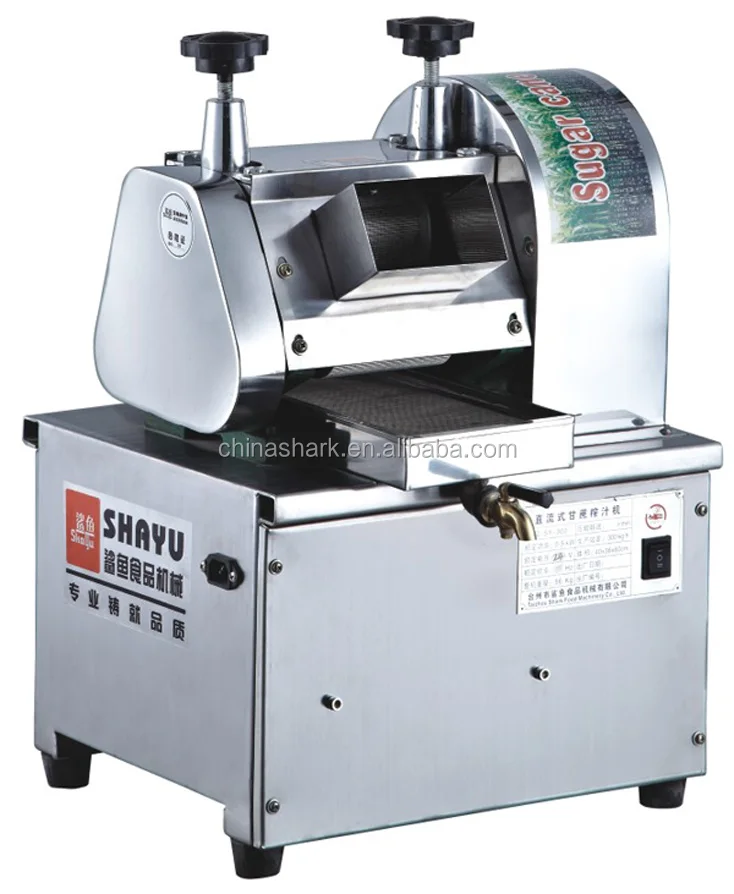 
SY-300 New Electric Stainless Steel Desktop Sugar Cane Sweet Sorghum Press Juicer 