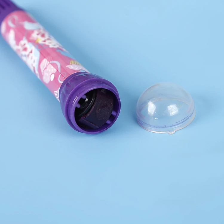 Newest office stationery wholesale cheap pen stamp self-inking roller stamp pen multi color marker pen set color marker for kids