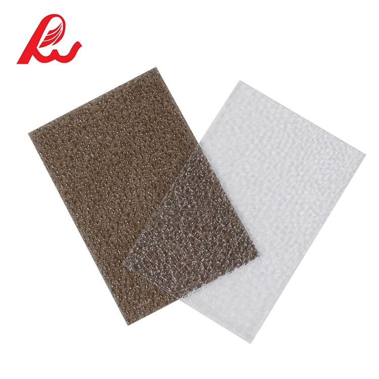 Interior decoration solid polycarbonate roofing panels solid embossed pc sheet