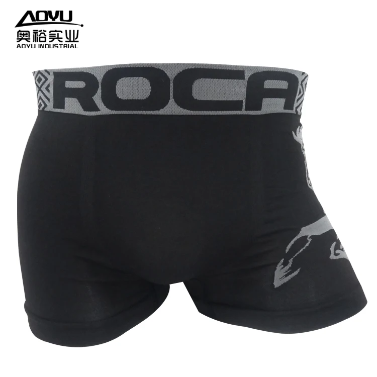 Customized Logo Men Under Garment Boxer Briefs Underwear Breathable Men Underwear  Mens Seamless Underwear Boxer Shorts