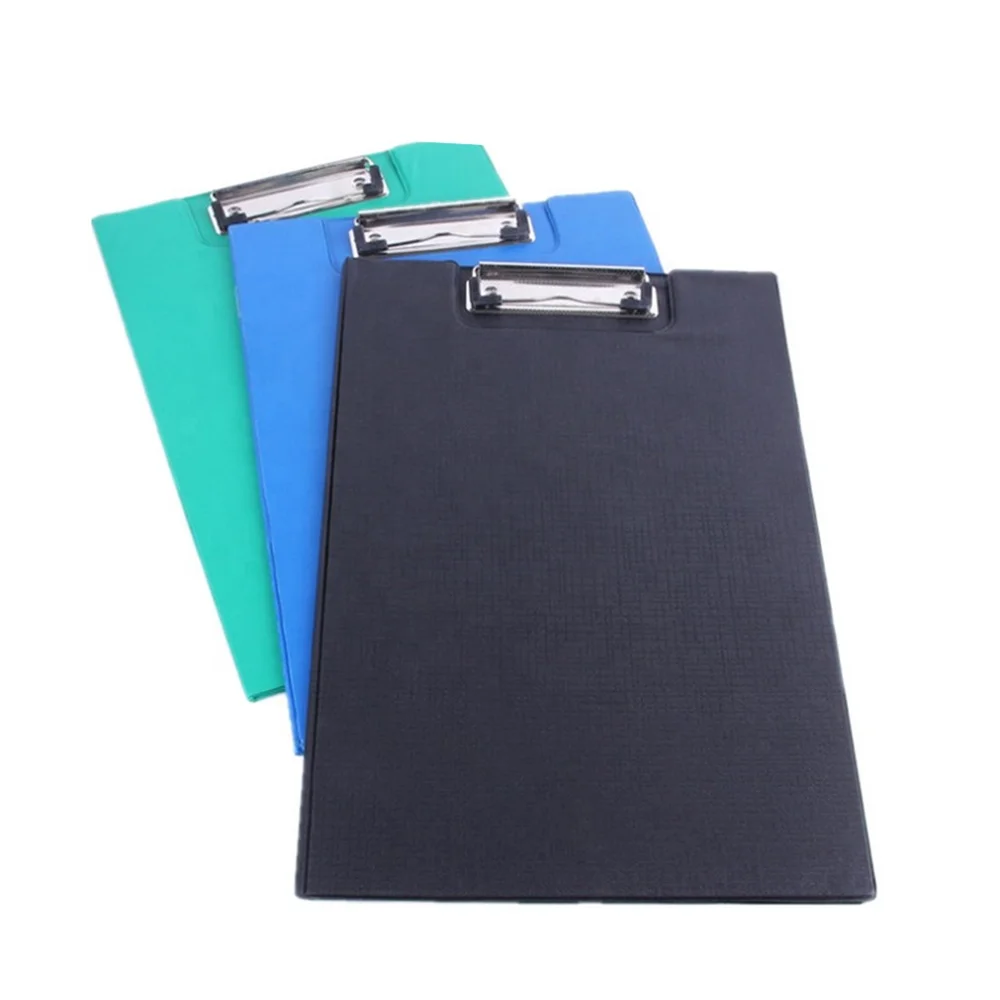 High Quality A4 Size Plastic Paper Folding School Office Clipboard