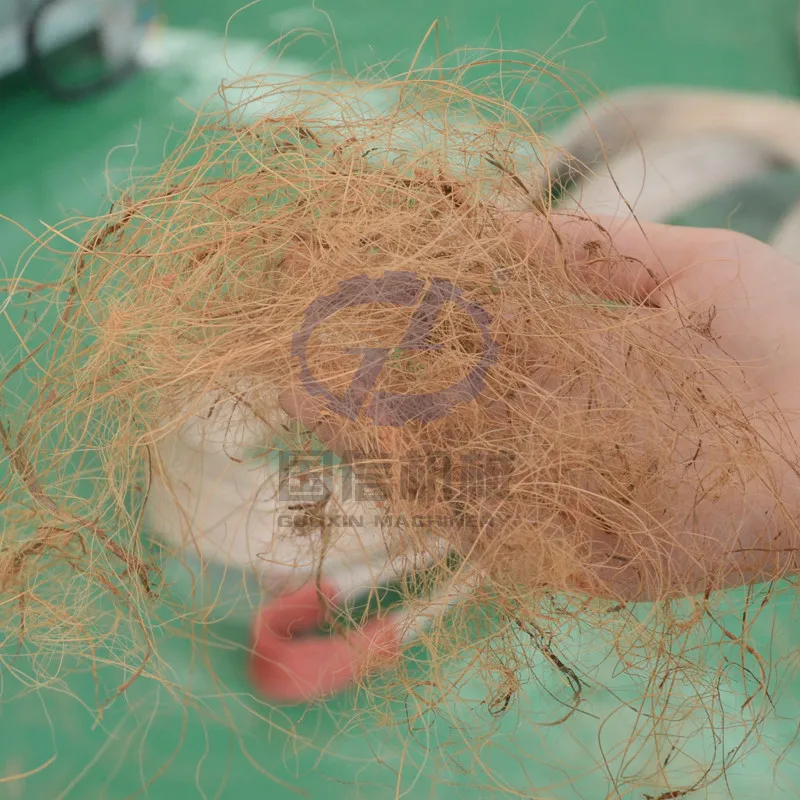 GUOXIN brand coconut coir fiber extracting machine