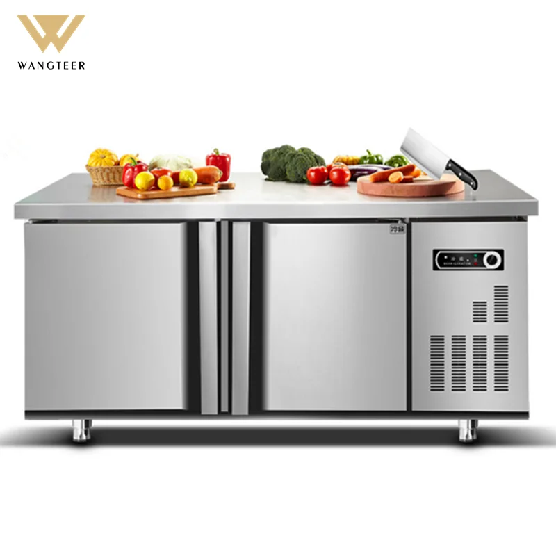 Refrigerator Kitchen Refrige Display Commercial Salad Bar freezer