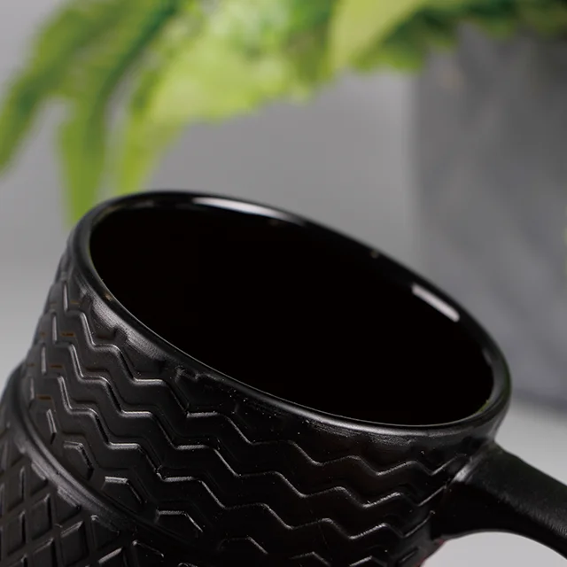 
Newest originality Automobile tire mugs ceramic cup Personalized mug for ceramic mugs 