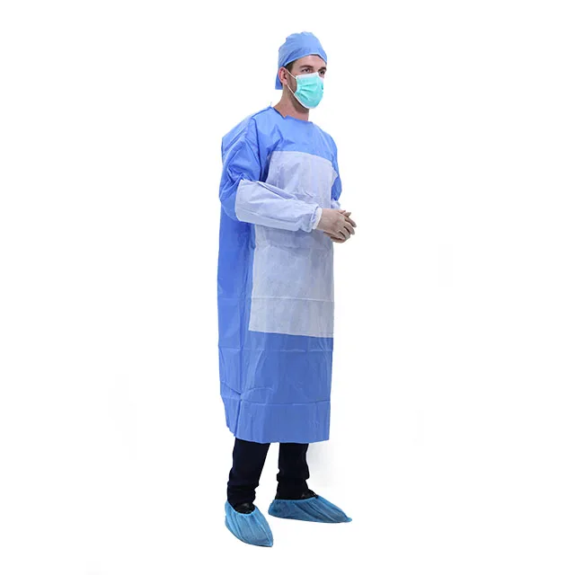 EO sterilized reinforced surgical gown with ISO& CE certificate