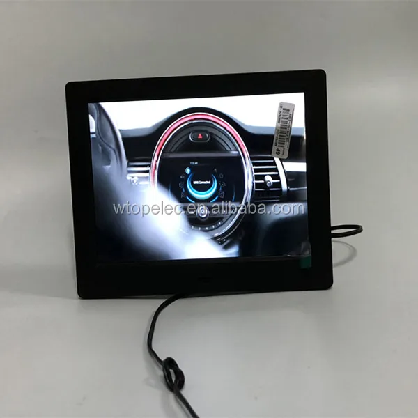 High quaility photo frame oled digital quality 8 inch loop play video