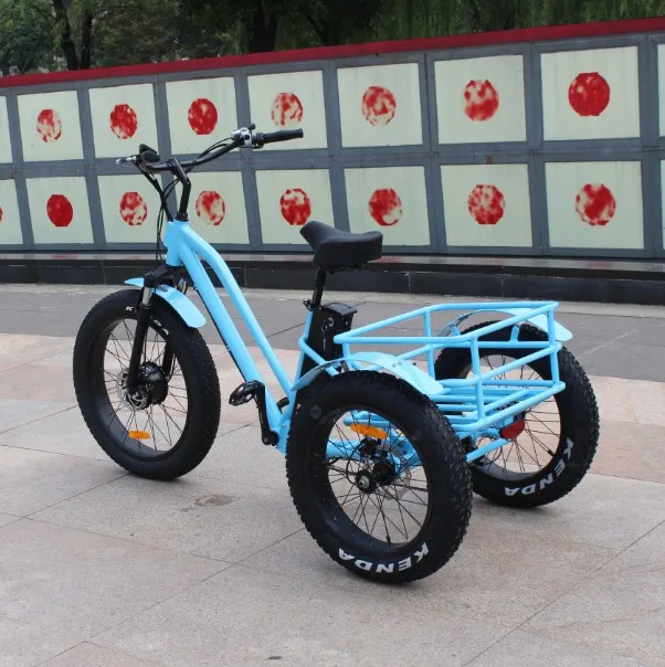 adult electric cargo tricycle/three wheel bicycle for adult(RSD-706)