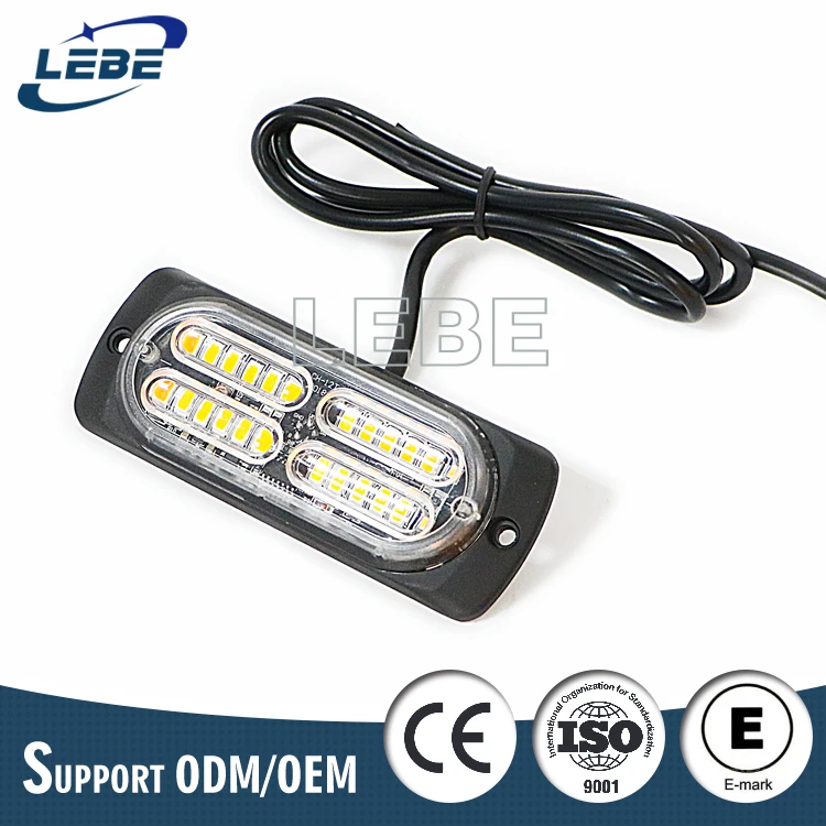 12LEDs emergency vehicle led strobe light flash strobe light