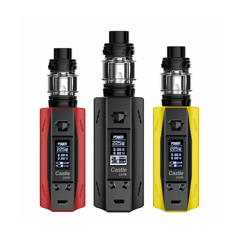 
225W High Wattage 3ml Kit with Electronic Cigarette new products smoke box mod e cigarette 