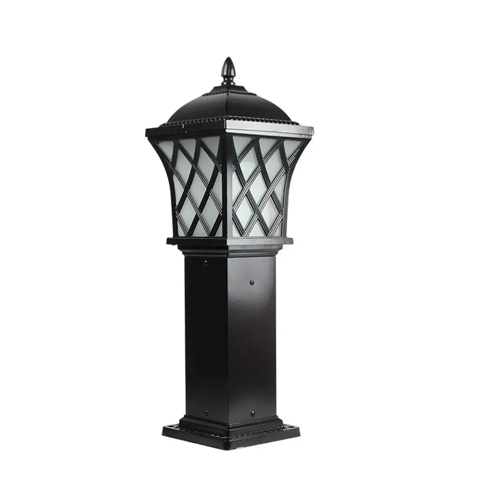
80cm High European Aluminum Lawn Light Waterproof IP54 Die-cast Aluminum Hollow Floor Lamp Pillar Lantern Light 