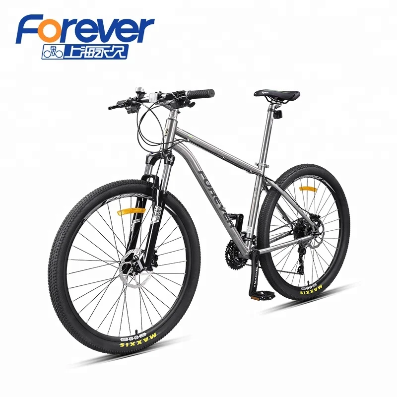 FOREVER 26/27.5 inch Titanium Alloy Mountain Bike Luxury Bicicletas Bicycle Sports Cycling Bike with Disc Brake