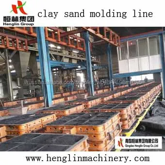 Смола Песка Производственной Линии для Литейного/Глины Зеленый Песок Литья Производственной Линии