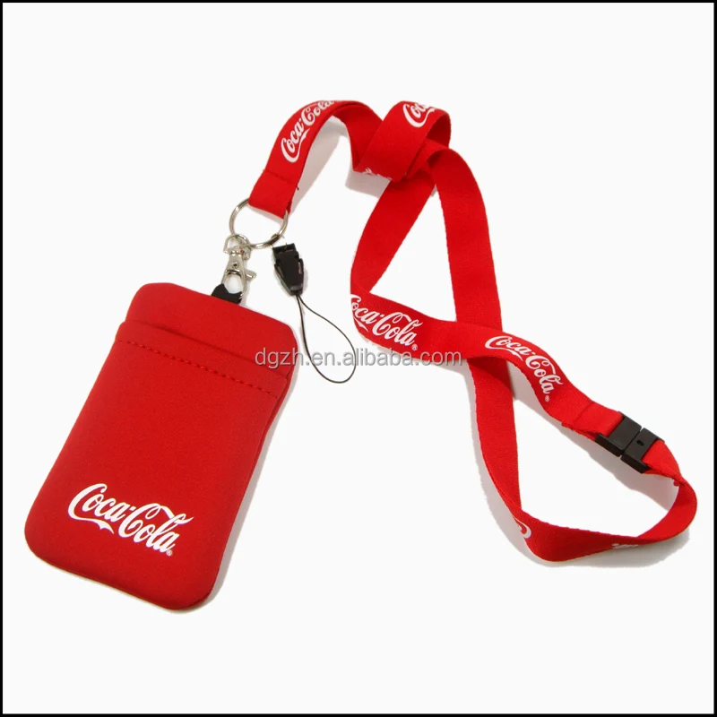 Custom ell Phone Bag Holder Strap Phone Holder Case Neck Lanyards for Souvenir Gift