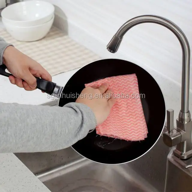 
Most economical panos multiuso spunlace nonwoven cleaning cloth disposable push dry wipes 