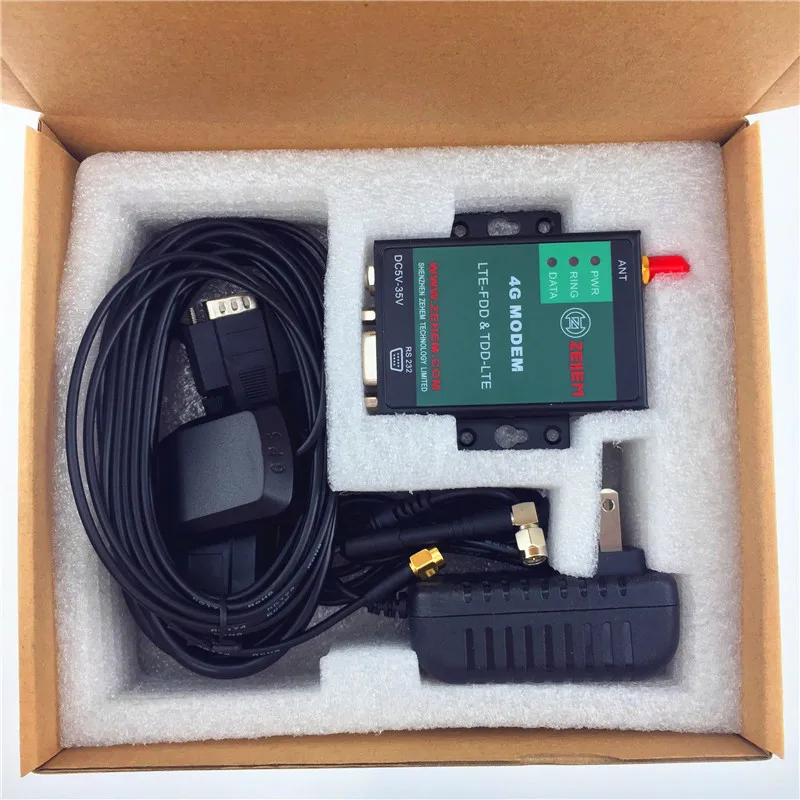 14.4Mbps download and 5.76Mbps upload speed RS232 port 3G UMTS modem with GPS antenna