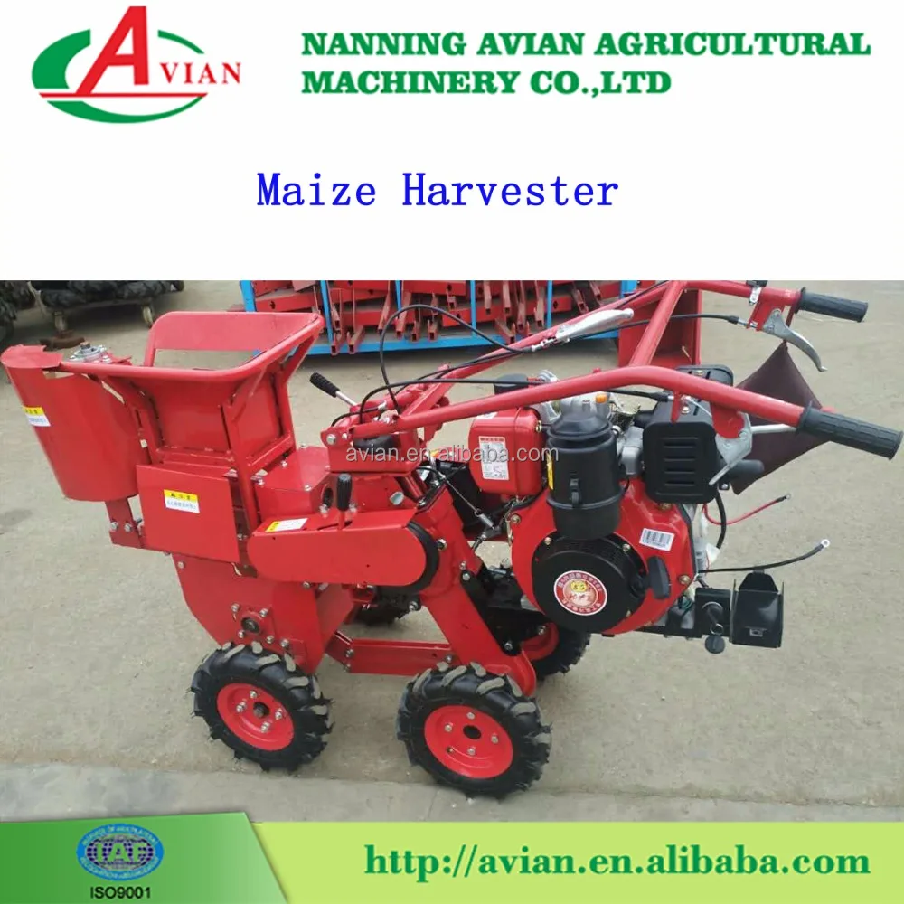 High Quality Combine Maize Harvester / One Row Corn Harvester / Mini Maize Harvesting Machine
