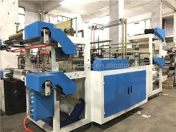 CHINA FACTORY PRICE PE plastic nylon Flat Garbage bag on roll machine price