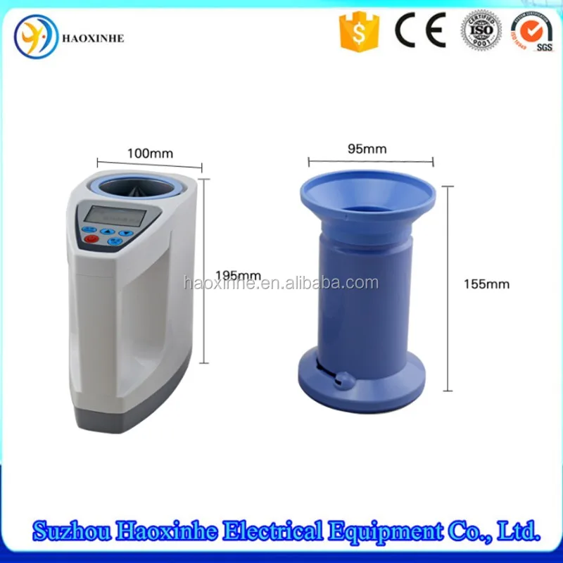 Handheld Digital Multi-Grain Moisture Meter Tester Rice Wheat Corn New 3-35% Range Measures 16 kinds of Grains
