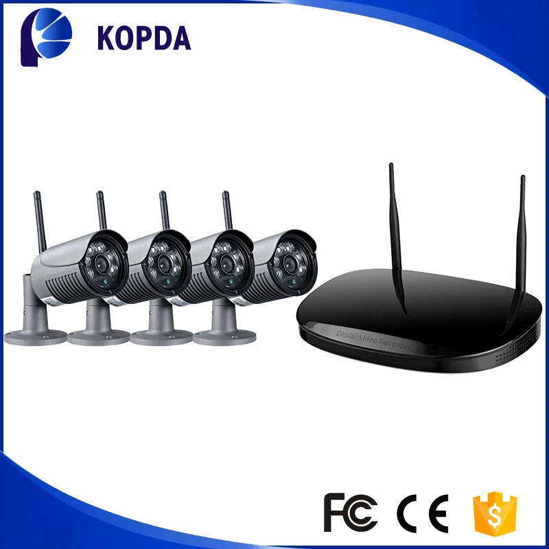 Открытый безопасности беспроводной пуля ip-камера видеорегистратор системы видеонаблюдения