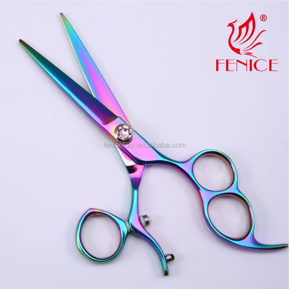 Professional JP440C steel 6.0 inch rotate handle salon barber scissors