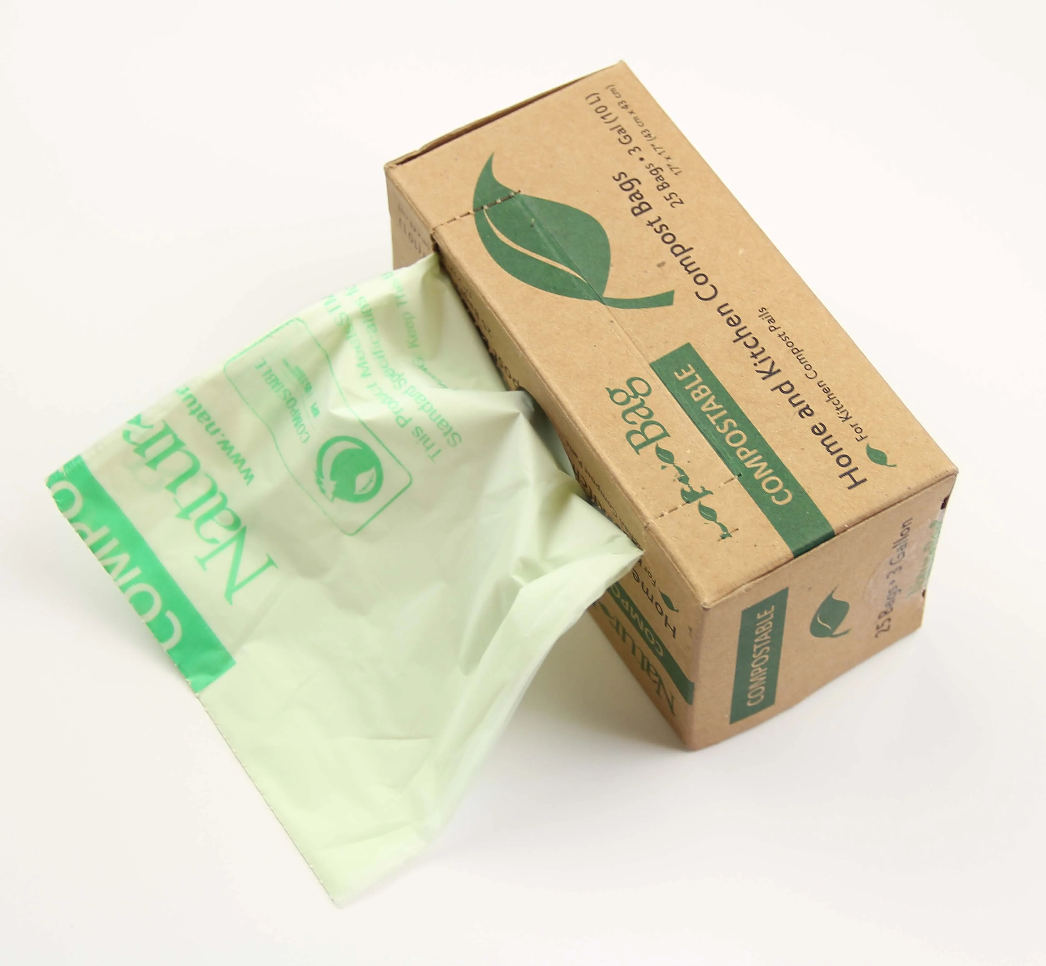 Meets BPI ASTM D6400 EN13432 OK Compostable Customized 100% Cornstarch PBAT Biodegradable Trash Bags
