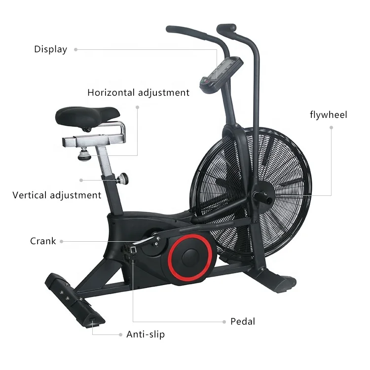 High Quality New Design Fitness Equipment Home Use Indoor Exercise Air Bike