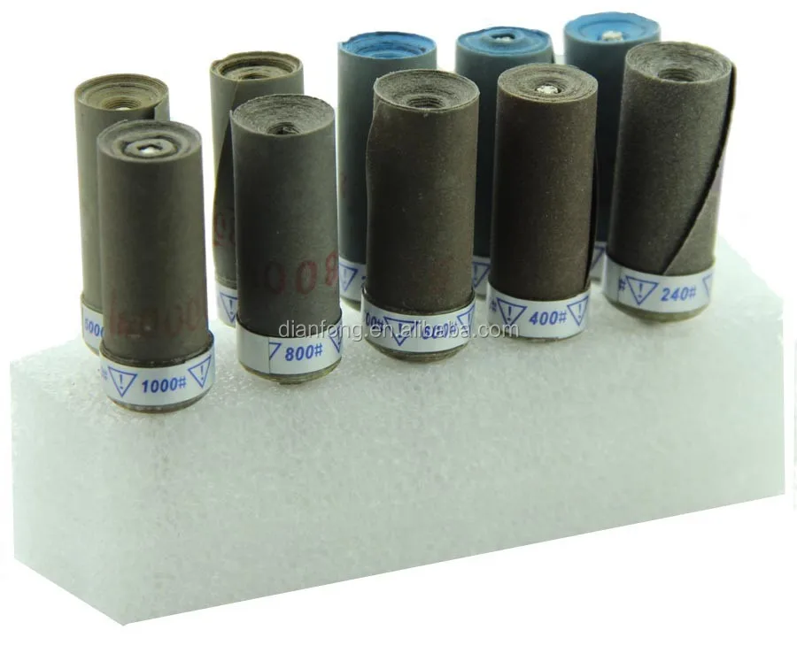 ZP100 water sandpaper 240~5000mesh sandpaper polishing burs kit