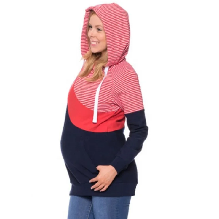
Breastfeeding Pregnancy clothes Casual Maternity Clothes Long Sleeve Nursing Top Breastfeeding Hoodie For Pregnant Women 