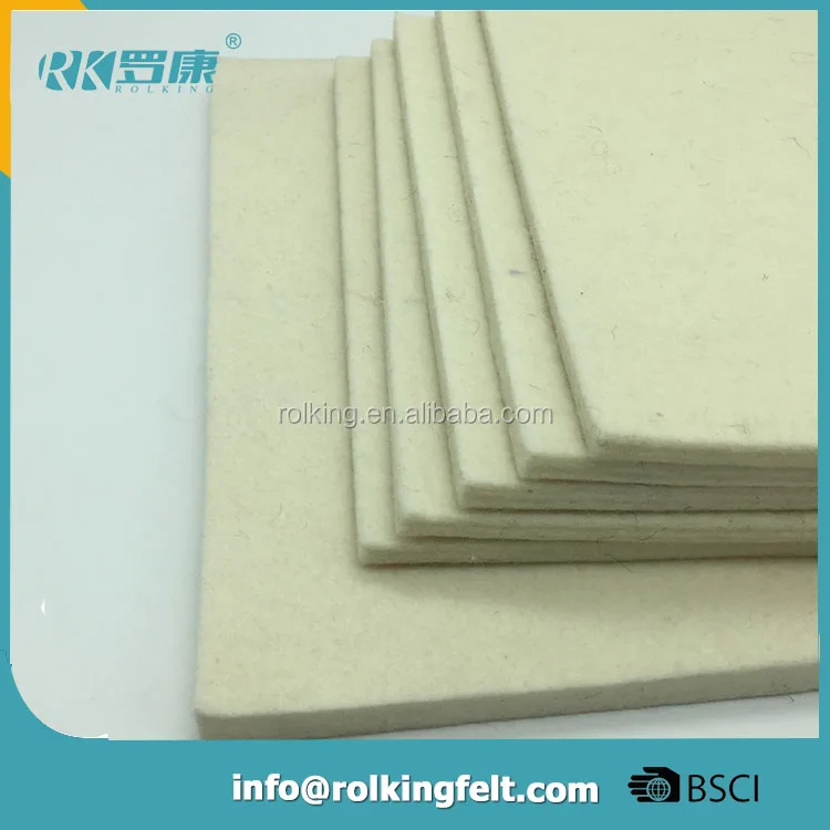 industry use 100% wool felt belt Steel Slitting Machine Felt 10mm