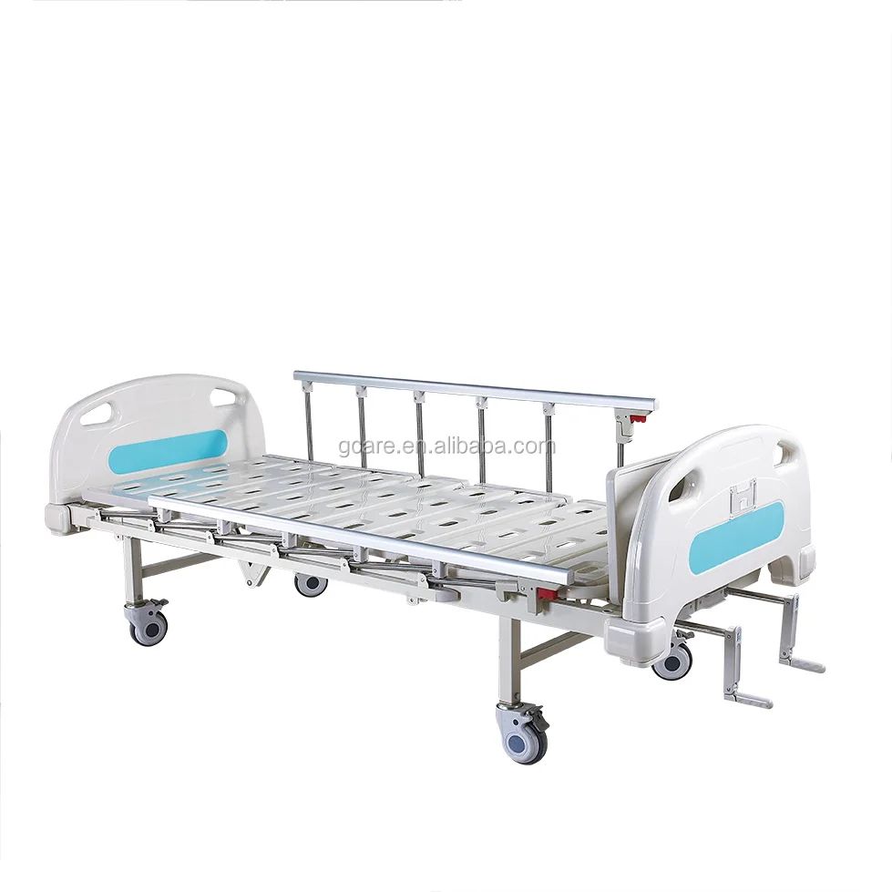 Adjustable hospital bed medical equipment furniture 2 manual crank hospital bed for sale