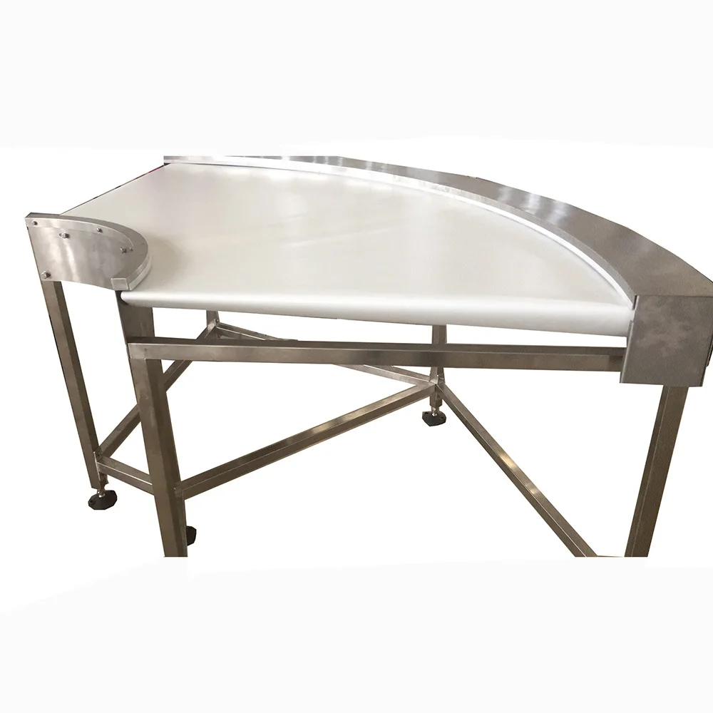 Плоский ленточный конвейер 90 градусов для склада