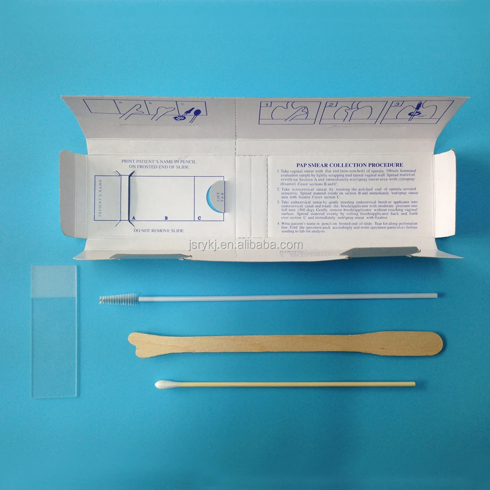 disposable sterile pap smear test kits gynecological cervical test