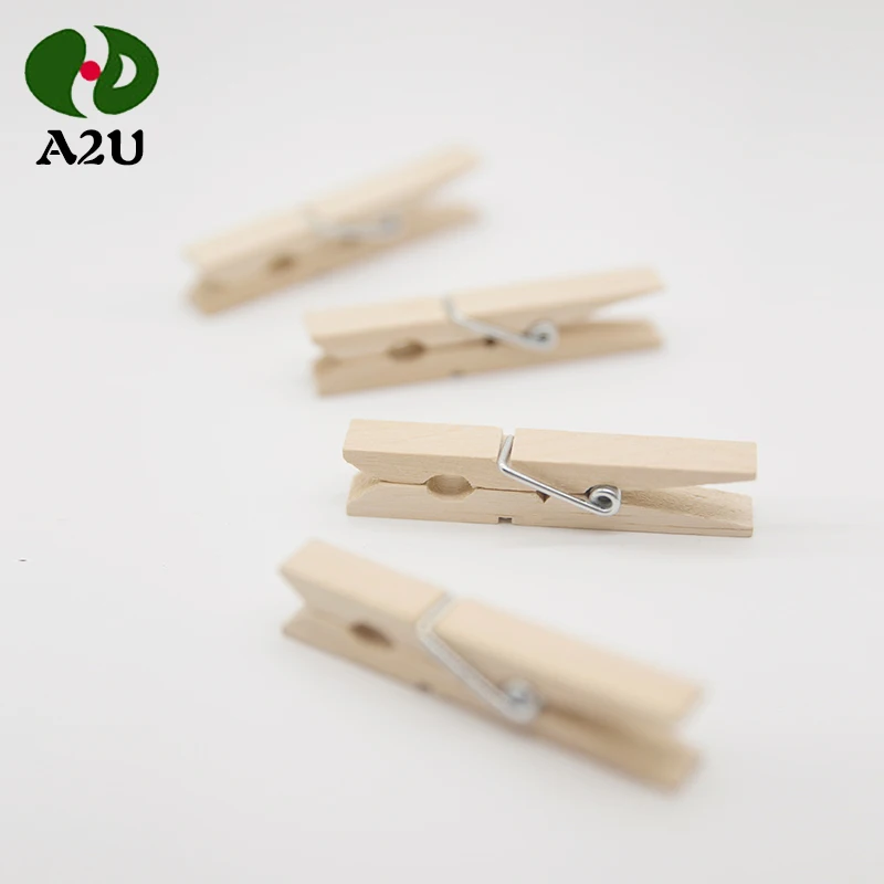 Bamboo Clothes Pins Wooden Clothe Peg Wooden Pegs