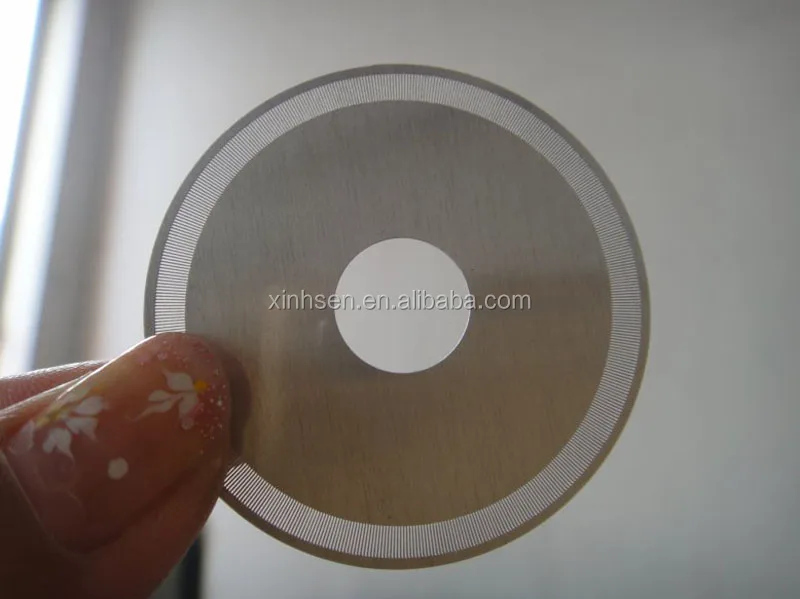 Metal photoelectric speed sensor encoder ring etch for motor