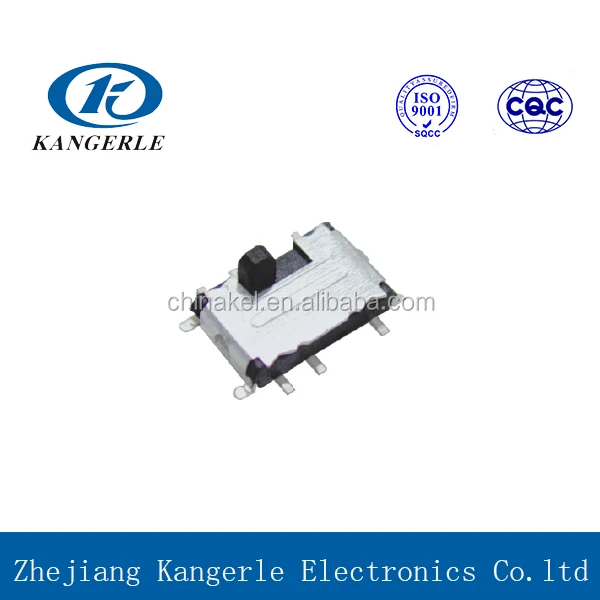 Высококачественный 3-контактный слайд-переключатель 1P2T SPDT Panel Slide Switch SS12F55