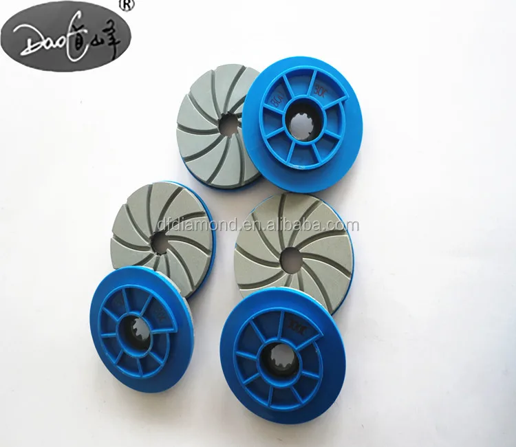 125 mm Diamond Snail Lock Edge Polishing Pad Bevel Grinding Countertop Tool Diamond Resin Chamfering