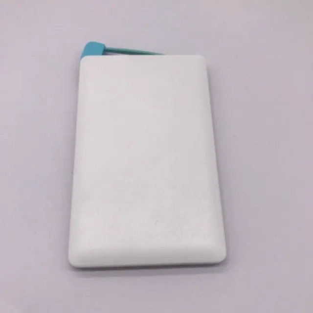 Custom logo credit card power bank, mini power bank 2500mah Mobile Power Supply h