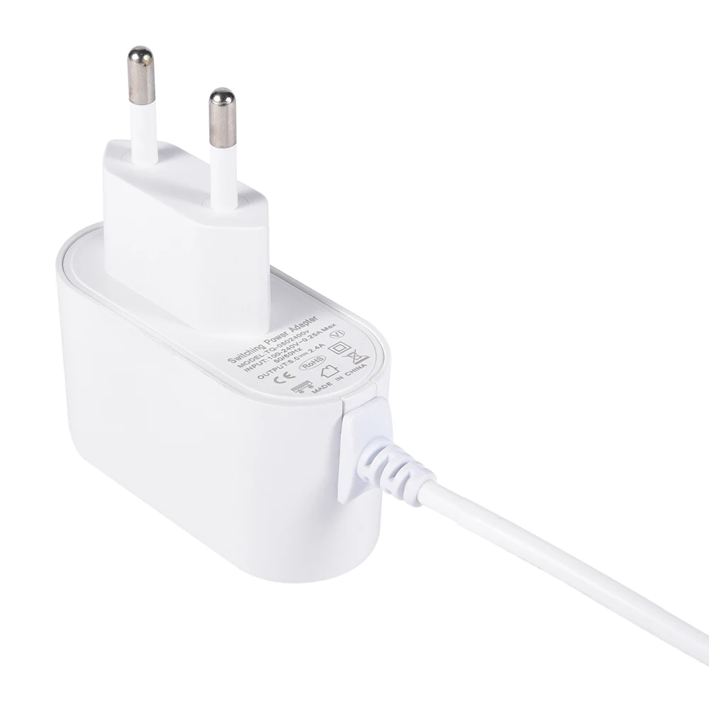 
ac adapter 6v 600ma dc 0.6a UL CUL CE FC RCM level VI, for blood pressure monitor,3 years warranty 