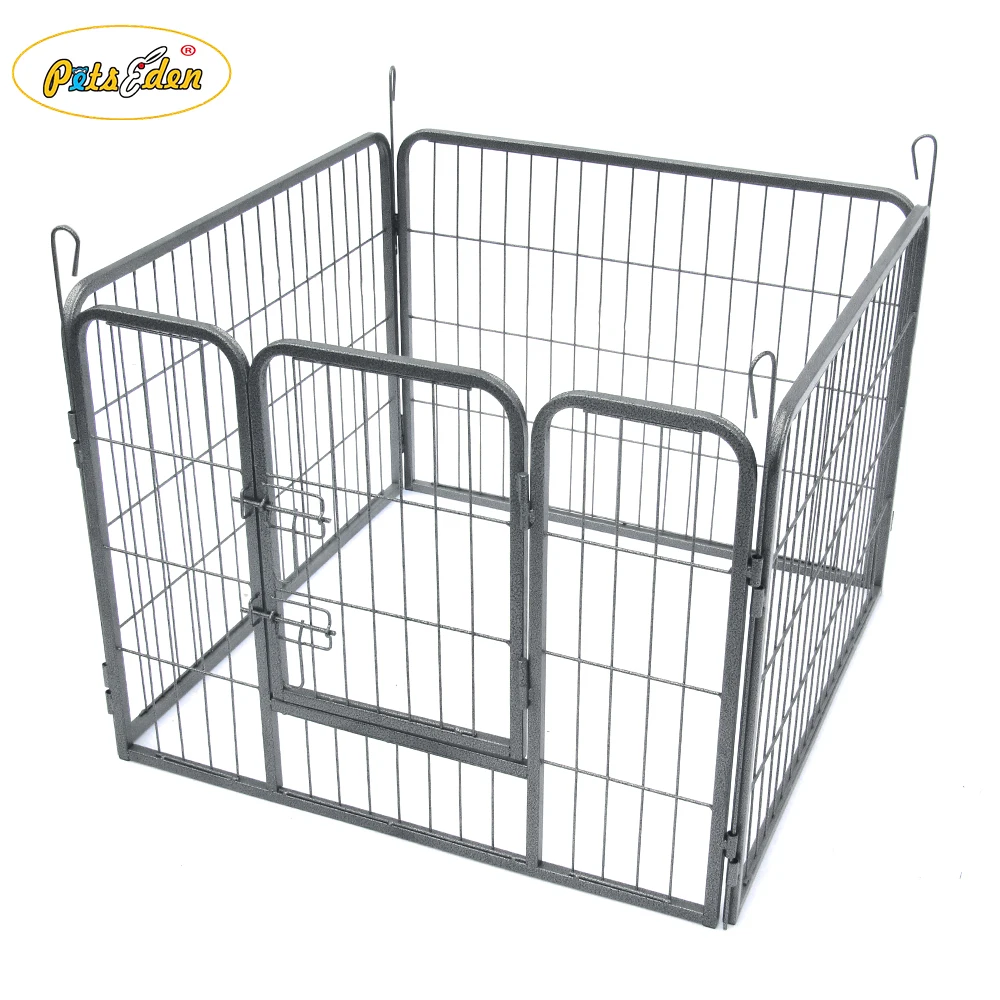 Foldable Heavy Duty Pet Playpen Dog Exercise Pen Cat Fence 4 Panels