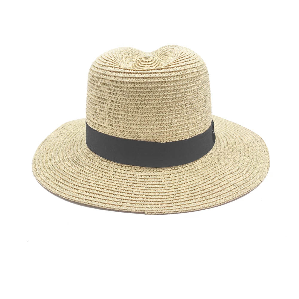 wholesale classic western knot ribbon chapeau panama for couple summer