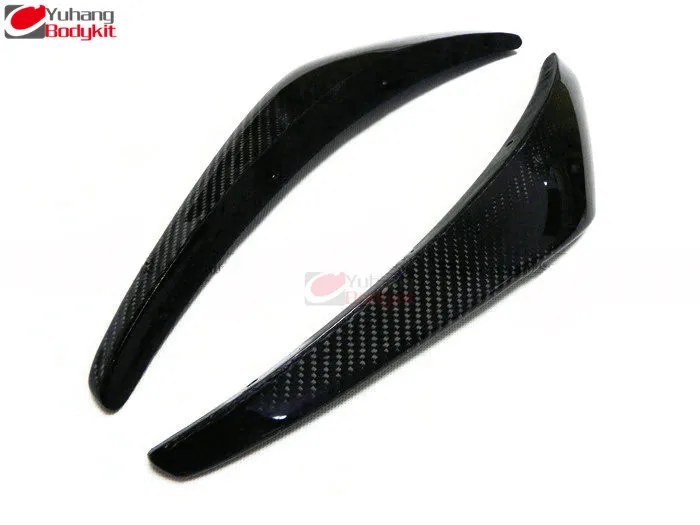 For 2002-2005 Fairlady Z33 350Z Nismo Version 2 Style  Carbon Fiber Front Bumper Canard