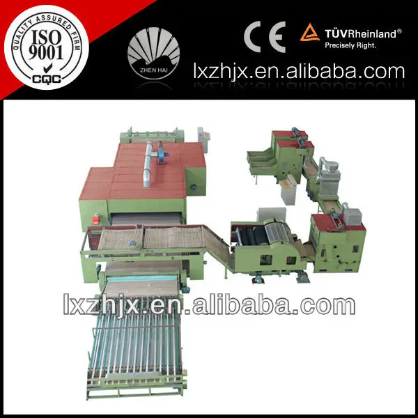 горячая продажа нетканые клей бесплатно ваты линии wjm-3