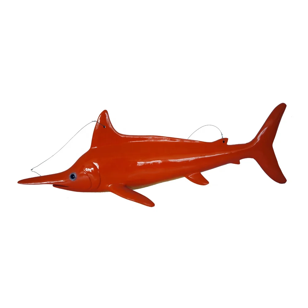 
Custom Fiberglass Hanging Animal Display Props Decoration Resin Finish 