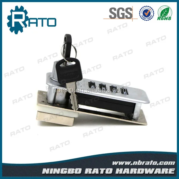 Сплав цинка Безопасный 4 Цифровой Матовый Хром Отделка Комбинации Хлопнула Дверь Замок