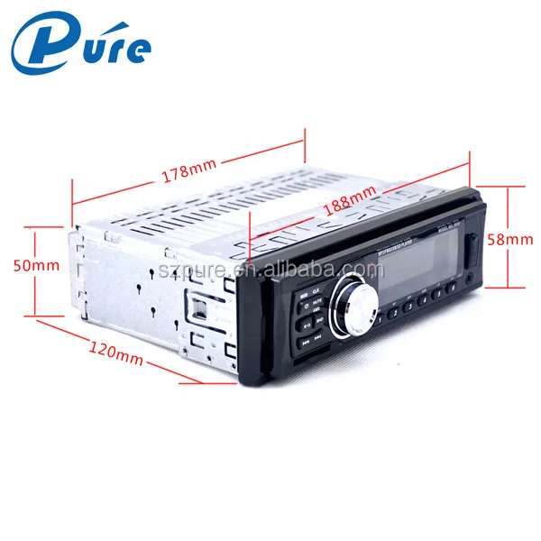 AUX Car Audio MP3 Player Instructions Car MP3 Player FM USB One Din Music Player