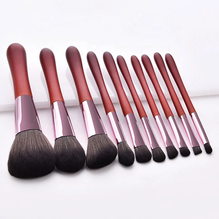Newly hot sale beauty design elegant private label cosmetics cruelty free make up brushes