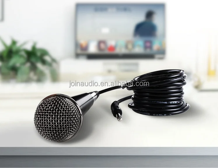 Ручной проводной микрофон для записи караоке