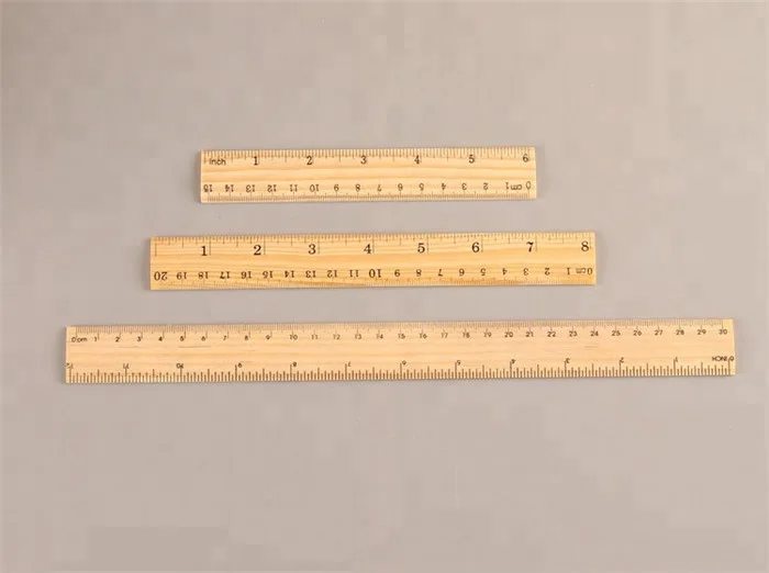 15cm 20cm 30cm Wooden ruler Learning stationery office stationery the gift to the children