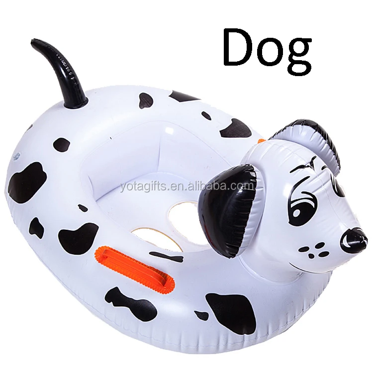 
In stock different funny animal inflatable swim seat swim ring for kids 